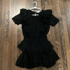 Love Shack Fancy Natasha dress, Black